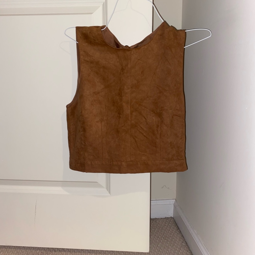 Forever 21 Suede Top Size M